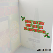 Reindeer Piss Christmas Card and Sticker by ZR design