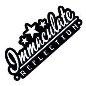 Immaculate Reflection Logo Sticker Stickers